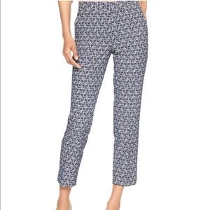 Banana Republic Avery Art Deco Stretch Ankle Pant